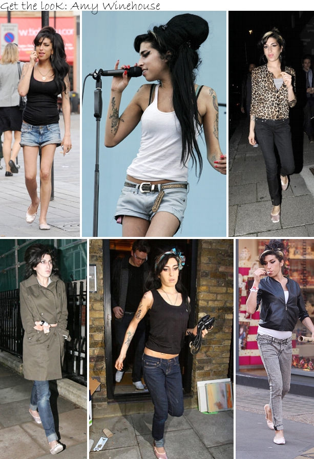 Amy Winehouse 2 Vejam aqui o estudo do look de Amy Winehouse, diva impactante tanto na música quanto na moda