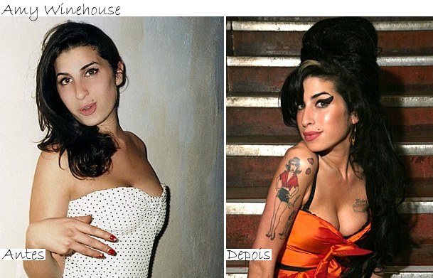 Amy Winehouse Vejam aqui o estudo do look de Amy Winehouse, diva impactante tanto na música quanto na moda