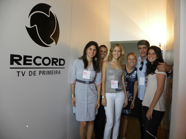 Grupo Record Record confere e aprova lounge da Hilde