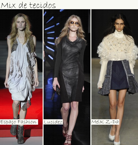 Mix de Tecidos Resumo de tendências Fashion Rio + Fashion Business   Inverno 2011