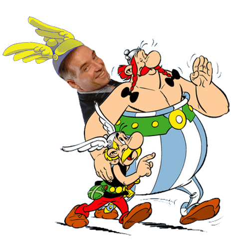 Eike Asterix e Obelix O bilionarix Eikix, o Asterix, o Obelix e o Ideiafix! 