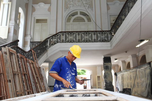 palacio 11022011reformapalacio2 Como andam as obras de restauração do Palácio Guanabara