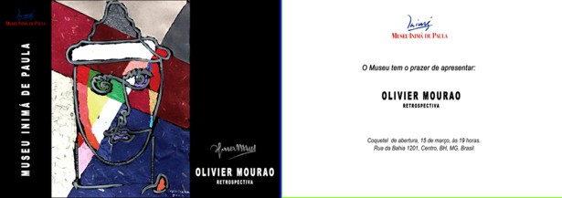 MK Convite Coquetel Abertura Olivier Mourao Retrospectiva The Elephant Man Olivier Mourão inaugura retrospectiva em Minas