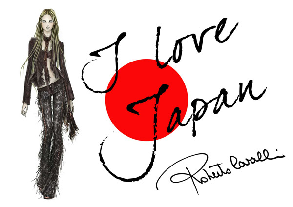 Roberto Cavalli Os grandes da moda no apoio ao povo japonês