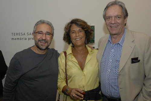 TeresaSalgado Luís Carlos Cunho com o casal Eliana e Chico Caruso Memória Presente de Teresa Salgado