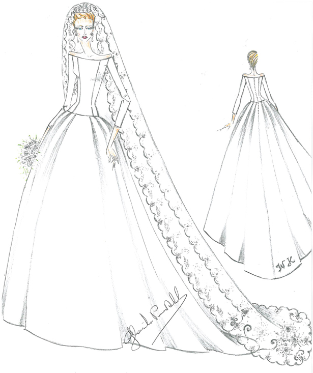 Glorinha Pires Rebello Coluna da Hilde convida três estilistas especialistas em noivas para criarem vestido de Kate Middleton