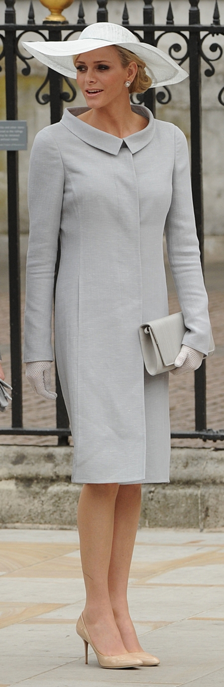 Charlene Wittstock O melhor chapéu e A Mais Bem Vestida do Casamento Real