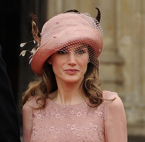 Princesa Letizia O melhor chapéu e A Mais Bem Vestida do Casamento Real