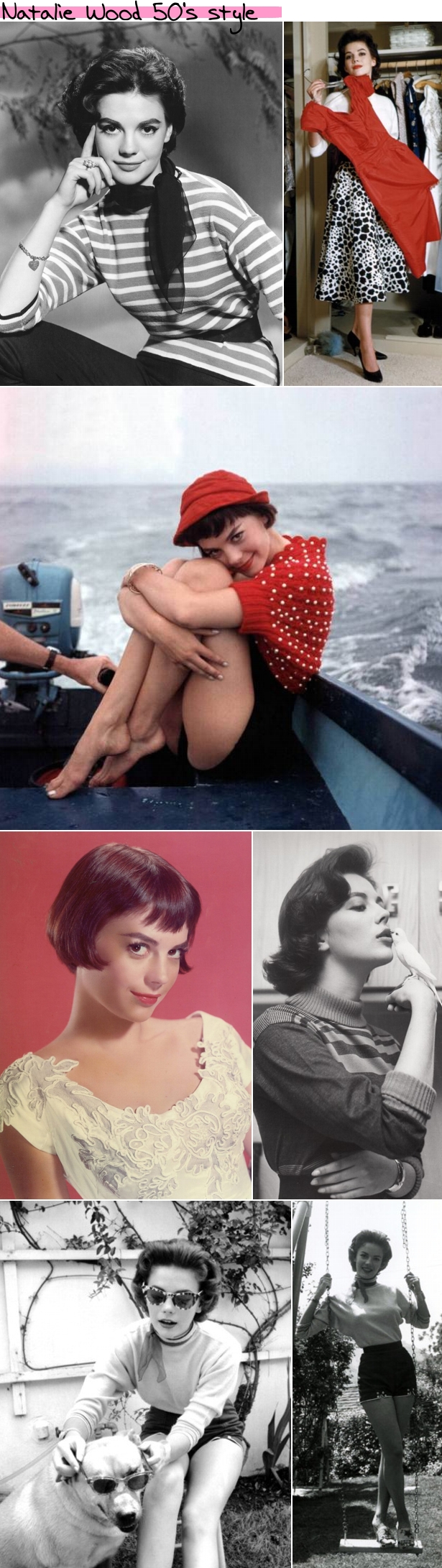 Natalie Wood 50s style Blog da Hilde celebra a beleza e o estilo da eterna musa Natalie Wood!