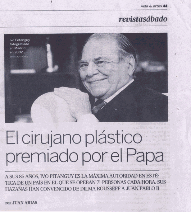 pitanguy 11 Jornal espanhol compara Ivo Pitanguy a Michelangelo!