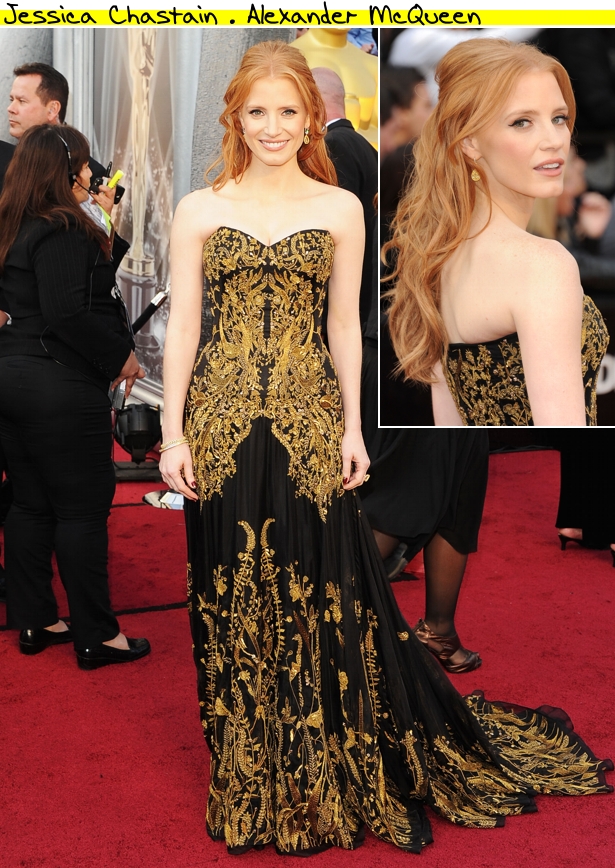 Jessica As Mais Luxuosas do Oscar 2012. Votem na melhor!