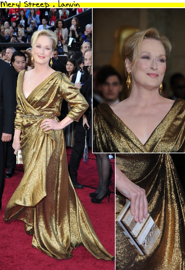 Meryl Meryl Streep, A Mais Luxuosa do Oscar 2012!