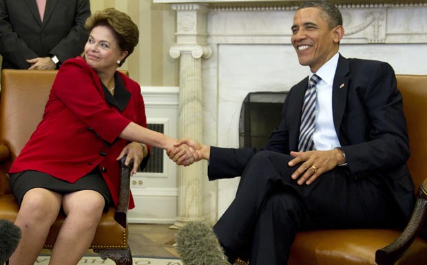 dilma Obama US Brazil R Encontro Dilma e Obama, questão de cumprimento ou de comprimento?