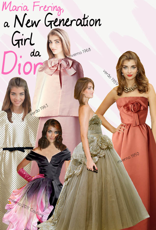 Maria New Generation Girl Dior Dior leva Maria Frering ao pódio das mais belas do mundo 