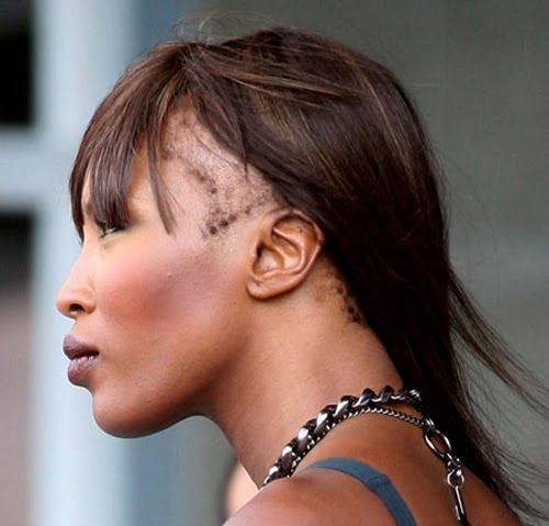 naomiyougoingbaldgirl Michelle Obama, corajosa nas palavras, mas não nos cabelos...