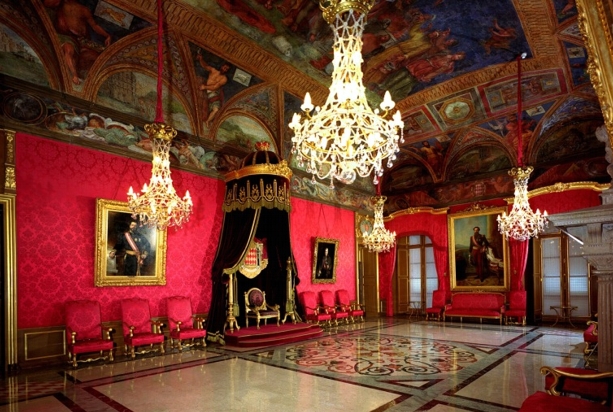 Sala do trono Palácio de Mônaco Os festejos do casamento real esta semana em Mônaco!