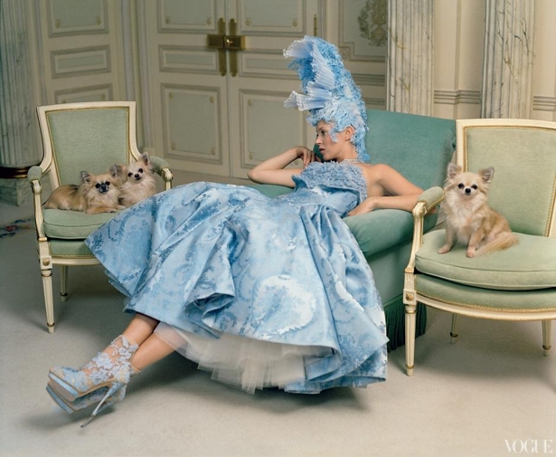katemossvogueusapril20123 L.U.X.O: Ritz e Kate Moss na Vogue US!